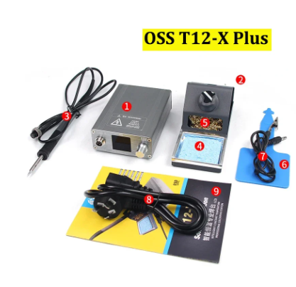 OSS T12-X PLUS Soldering Stati - đánh giá và giá Electronics Repair Plus