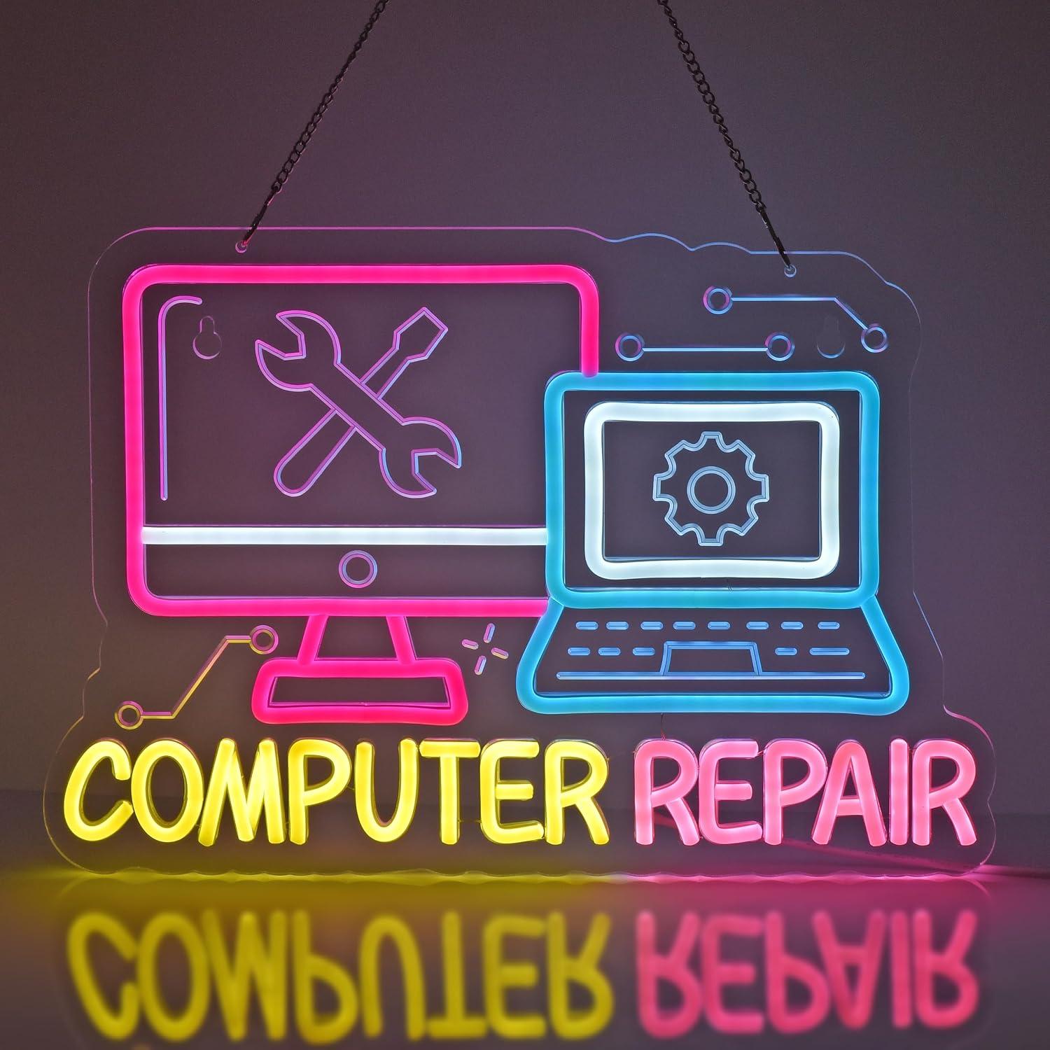 Computer Repair Neon Sign USB  - đánh giá và giá Electronics Repair Store