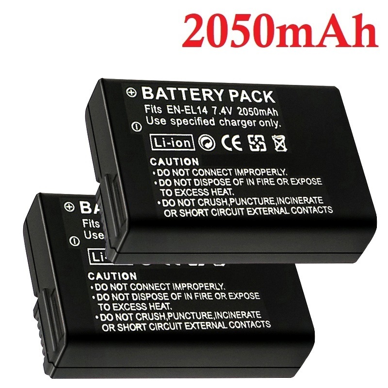 2050mah EN-EL14a EL14 CAMERA B - đánh giá và giá Nikon Camera D3500