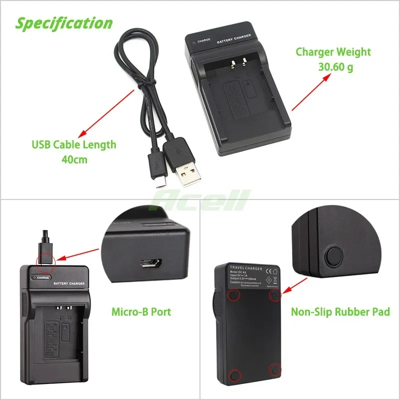 EN-EL12 MH-65 Replace USB Char - đánh giá và giá Nikon Camera D3500