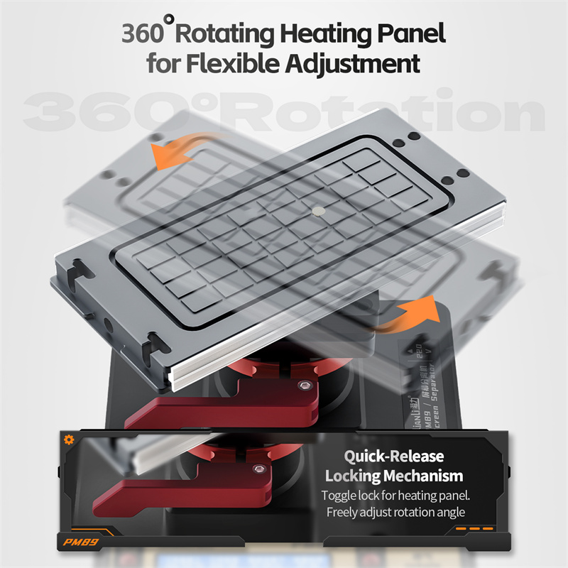 QianLi PM89 360° Rotating Heat - đánh giá và giá Screen Separator Machine