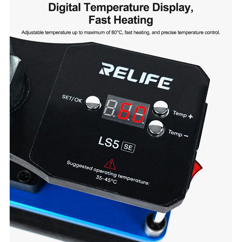 RELIFE LS5 SE Heating and Hold - đánh giá và giá Screen Separator Machine